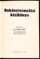 Dr. Fluck Jenő: Dohánytermelési kézikönyv. Budapest, 1939, k.n.. Kisméretű könyv, dombornyomott, aranyozott, egészvászon kötésben.