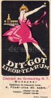 1925 Dit-Got likőr számolócédula