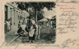 1899 Gyulafehérvár Oláh cigány / Romanian gypsy man, folklore