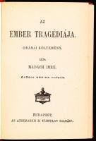 Madách Imre: Az ember tragédiája. Drámai költemény. Budapest, é.n., Athenaeum. 5. népies kiadás. Kia...