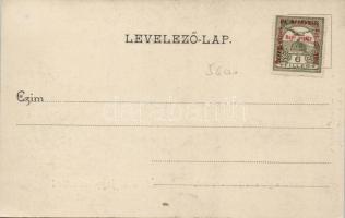 Nagyszalonta Piac és Vasút utca, Salamon Ármin, Mogyorós Gergely és Róth Mór kereskedései / market, ...