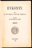 Dr. Szemere Samu (szerk.) : Évkönyv. Bp., 1943, az Izr. Magyar Irodalmi társulat kiadása. Félvászon kötésben, kissé kopottas állapotban.