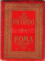 1900 Róma leporello füzet 48 képpel
