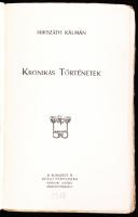 Mikszáth Kálmán: Krónikás történetek. Budapest, (1918),Révai testvérek. Papírborítóban