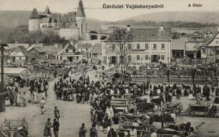 Vajdahunyad main square, market