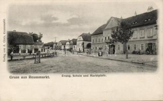 Szerdahely, Reussmarkt; school, market place