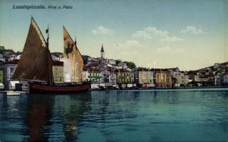 Mali Losinj, Lussinpiccolo, bank, ship