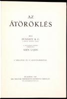 Punnett R. C. : Az átöröklés. A 7. kiadás alapján ford.: Soós Lajos. 8 táblával és 53 ábrával. XCVII...