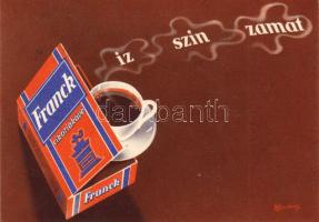 Franck kávé reklámlap