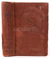 Katonai Zseb-Lexikon. Budapest, 1939, Attila-nyomda Rt. Egészvászon kötésben, sérült hátlappal