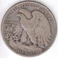 Amerikai Egyesült Államok 1938. 1/2$ Ag T:3 Amerikai Egyesült Államok 1938. 1/2 Dollar Ag C:F