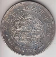 Japán 1901. 1Y Ag T:2,2- Japan 1901. 1 Yen Ag C:aXF