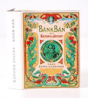 Minikönyv: Katona József: Bánk Bán. Budapest,1978, Szépirodalmi Könyvkiadó. Műbőr kötésben, papír védőborítóval, Csók István képeivel illusztrált