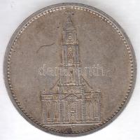 Német 3. Birodalom 1934F 5M Ag "Garnisonkirche" T:2
German Third Reich 1934F 5 Marks Ag &q...