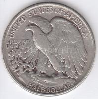 Amerikai Egyesült Államok 1942. 1/2$ Ag T:3 Amerikai Egyesült Államok 1942. 1/2 Dollar Ag C:F