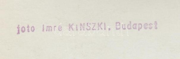 cca 1930 Kinszki Imre (1901-1945): Az első hó. Vintage fotó, hátoldalán szerzői pecséttel jelzett, 1...