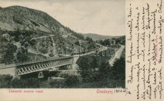 Örményes, Temesvár-Orsova vasúti vonal, viadukt / railroad line, viaduct