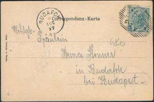 Steyr Town Hall, coat of arms, litho