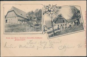 Vienna, Passauerhof tourist house of Alois Gruber, floral