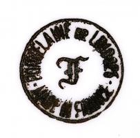 2db jelzett Limoges tálka, aranyozott szegéllyel / Limoges tiny bowl with gold plated border d:10cm