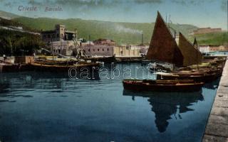 Trieste Barcola port, ships (wet damage)