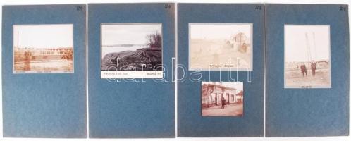 1915-1916 Kerny István (1879-1963) a háborús Belgrádban távíróhálózat-építőként készített 14db, feli...