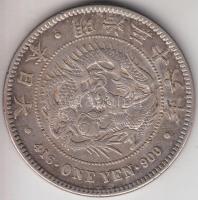 Japán 1903. 1Y Ag T:2,2- Japan 1903. 1 Yen Ag C:XF,VF