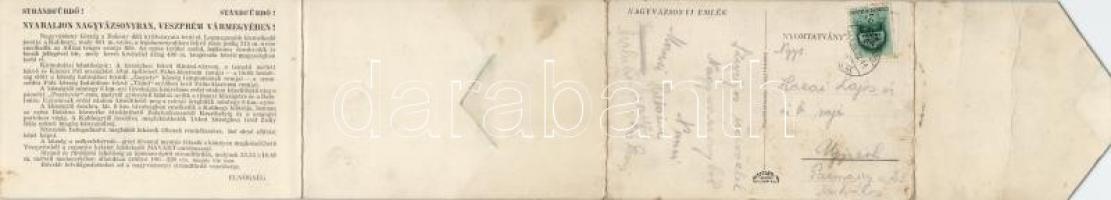 Nagyvázsony leporello képeslap