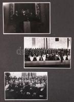 cca 1950 39 db eredeti fotó kommunista politikusokról. Dinnyés Lajos, Petru Groza, Dimitrov, Tildi Z...