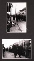cca 1950 39 db eredeti fotó kommunista politikusokról. Dinnyés Lajos, Petru Groza, Dimitrov, Tildi Z...