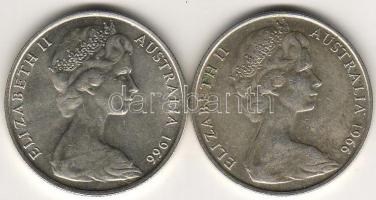 Ausztrália 1966. 50c (2x) ezüst T:1/2
