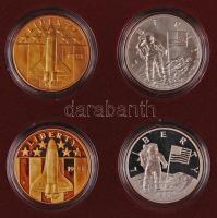 Amerikai Egyesült Államok 1988. "Amerika az űrben - Fiatal asztronauták" ezüst (26.7g/0.9/...