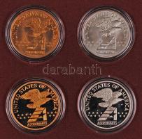 Amerikai Egyesült Államok 1988. "Amerika az űrben - Fiatal asztronauták" ezüst (26.7g/0.9/...