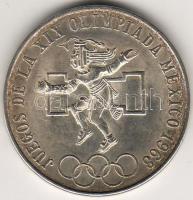 Mexikó 1968. "Olimpia" 25P ezüst T:2