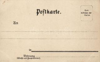 Brasilien / Brazil, Nationalitäten-Postkarten Serie Dess. No. 43. Art Nouveau litho (EK)