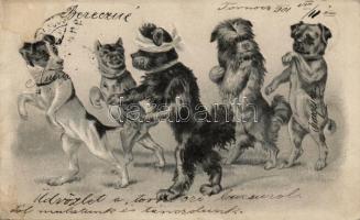 Dogs, Emb. litho (fl)