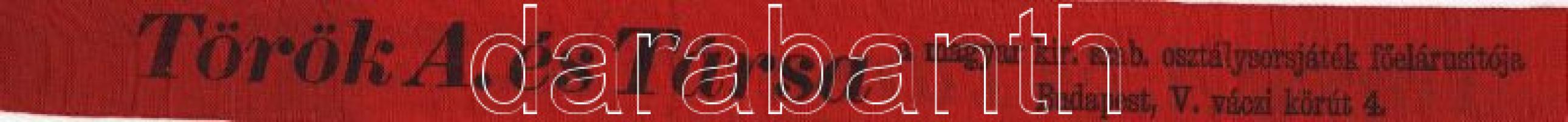 Osztálysorsjáték reklámszalag