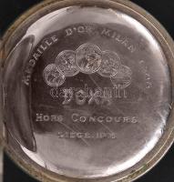 cca 1900 Doxa Anti-Magnétique nagyméretű zsebóra hibátlan porcelán számlappal és másodpercmutatóval,...