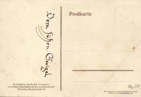 German Olympia-Serie postcard, Deutsche Sportbehörde für Leichtathletik