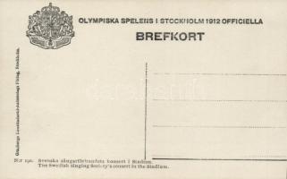 1912 Stockholm, Olympic Games; the Swedish Singing Society's concert