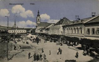 Máramarossziget Main square, market