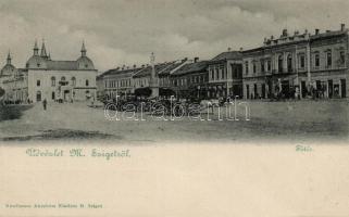 Máramarossziget Main square, Café Korona, the shop of Klein