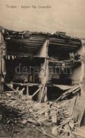 Treviso, Interno Via Convertite, damaged buildings