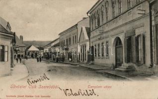 Csíkszereda Church street, pharmacy (EB)