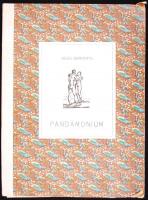 Derkovits Gyula (1894-1934): Pandamonium. 1920. teljes mappa, 12 lap, litográfia 300/248, előlapon s...