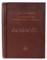 Hazay István és Tárczy-Hornoch Antal: A Gauss-Krüger koordináták számítása. Budapest, 1951, Akadémiai Kiadó. Egészvászon kötésben