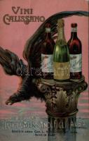 Calissani wine advertisement, litho (fa)