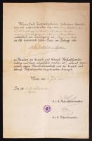 1907 Jekelfalussy Piller György későbbi olimpia bajnok vívó titkos tanácsosi kinevezése, valamint az...