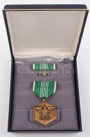 Amerikai Egyesült Államok 1945- "Katonai Érdemérem" miniatűrrel, szalagsávval dísztokban T...
