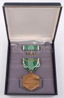 Amerikai Egyesült Államok 1945- "Katonai Érdemérem" miniatűrrel, szalagsávval dísztokban T...